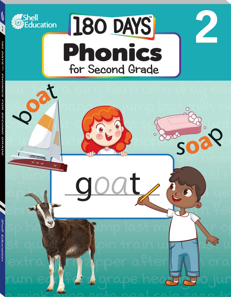 180 Days™: Phonics for Second Grade 2161285